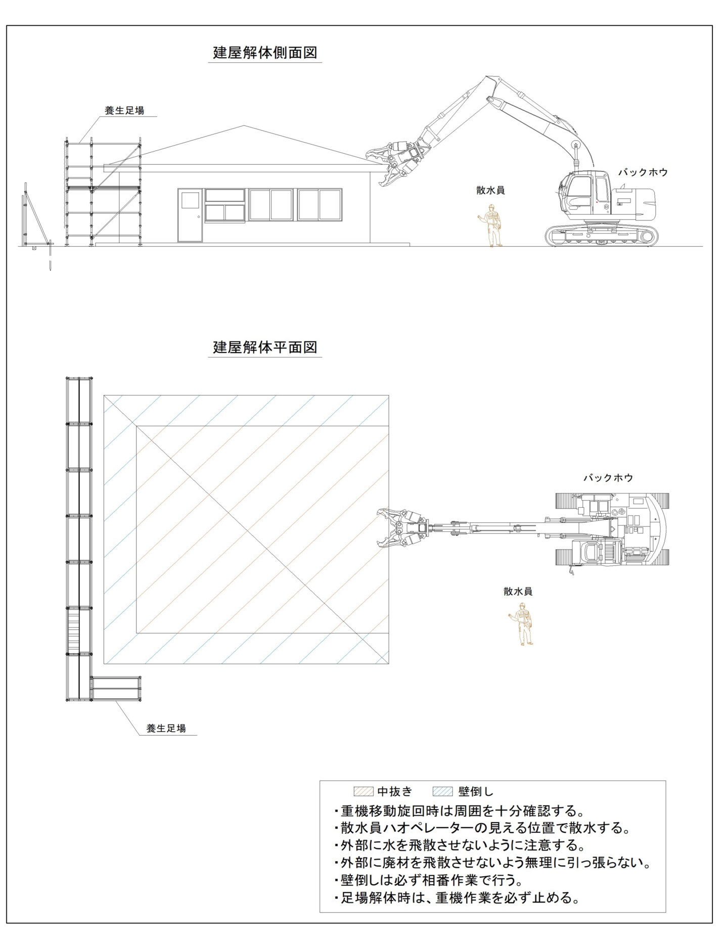 中川運河護岸改良工事（その４）　施工方法