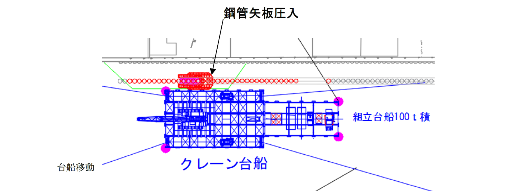 中川運河護岸改良工事（その４）　護岸改良工事